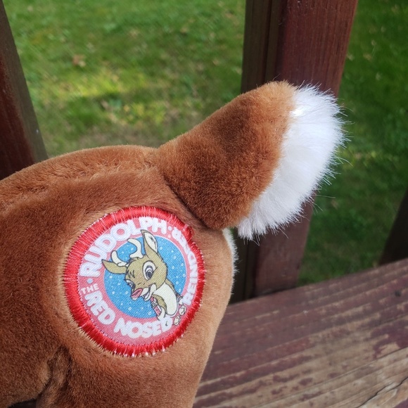 Vintage APPLAUSE Rudolph The Red Nosed Reindeer - 13" TALL - Picture 9 of 12